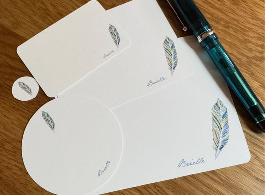 Brielle Personalized Stationery Set