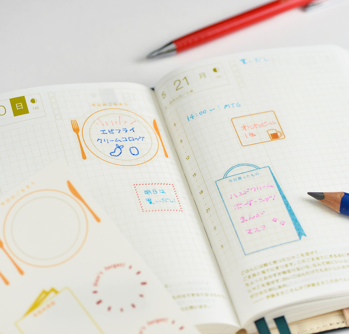 Hobonichi Frame Stickers