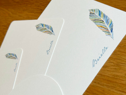 Brielle Personalized Stationery Set