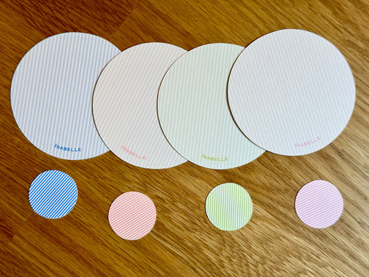 Belle Personalized Round Gift Tags