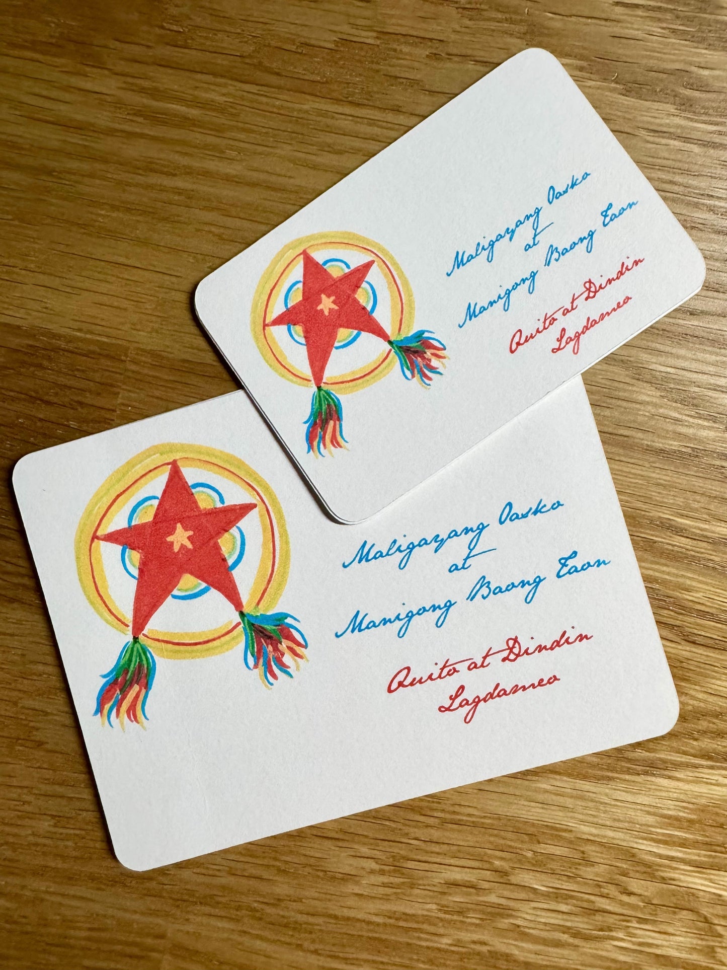 Parol by Marikit Studios Personalized Gift Cards