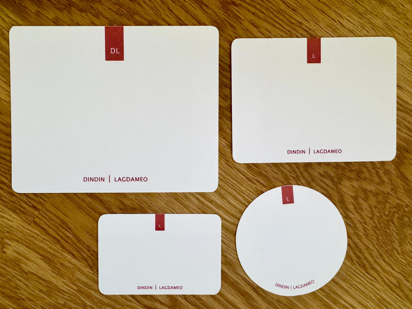 Kayla Personalized Round Gift Tags