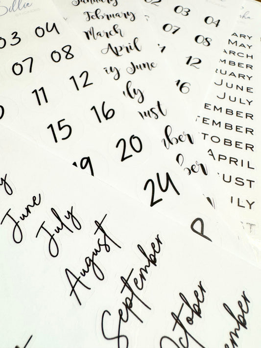 It's a Date! Decorative Stickers ST-8601 & ST-8701