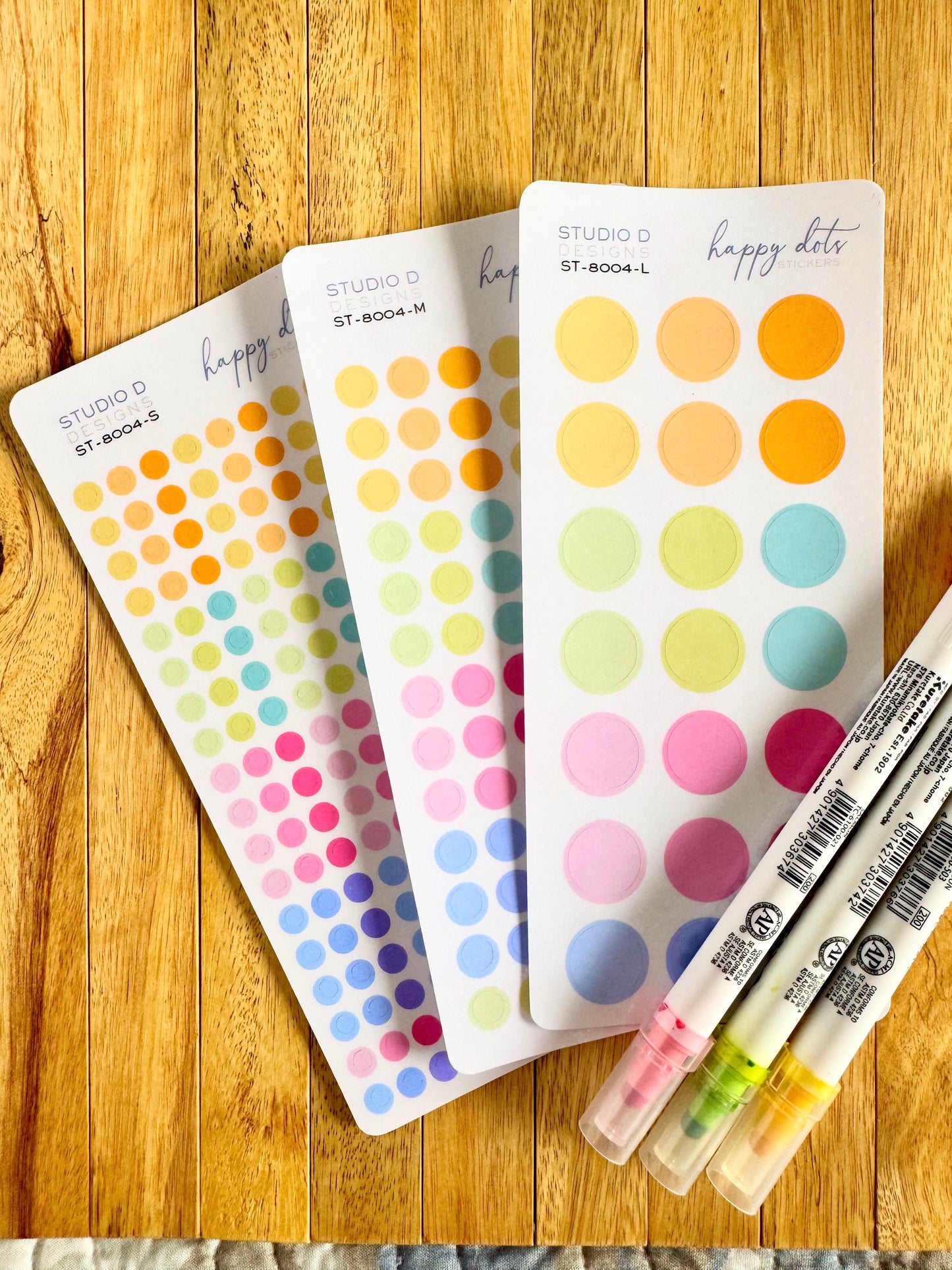 Happy Dots Decorative Stickers V. 2.0 ST-8001-V2