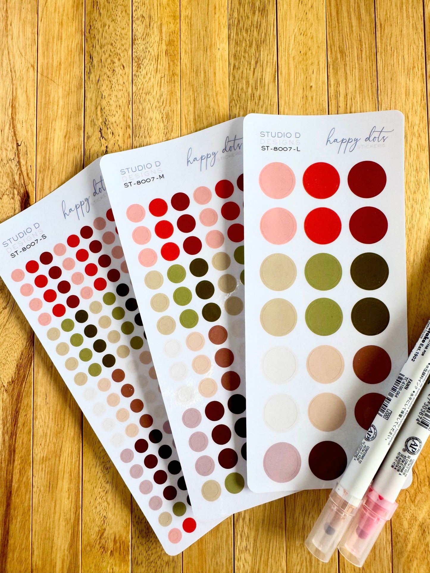Happy Dots Decorative Stickers V. 2.0 ST-8001-V2