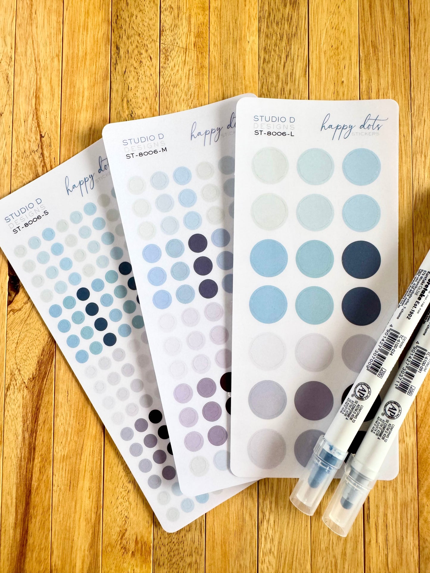 Happy Dots Decorative Stickers V. 2.0 ST-8001-V2