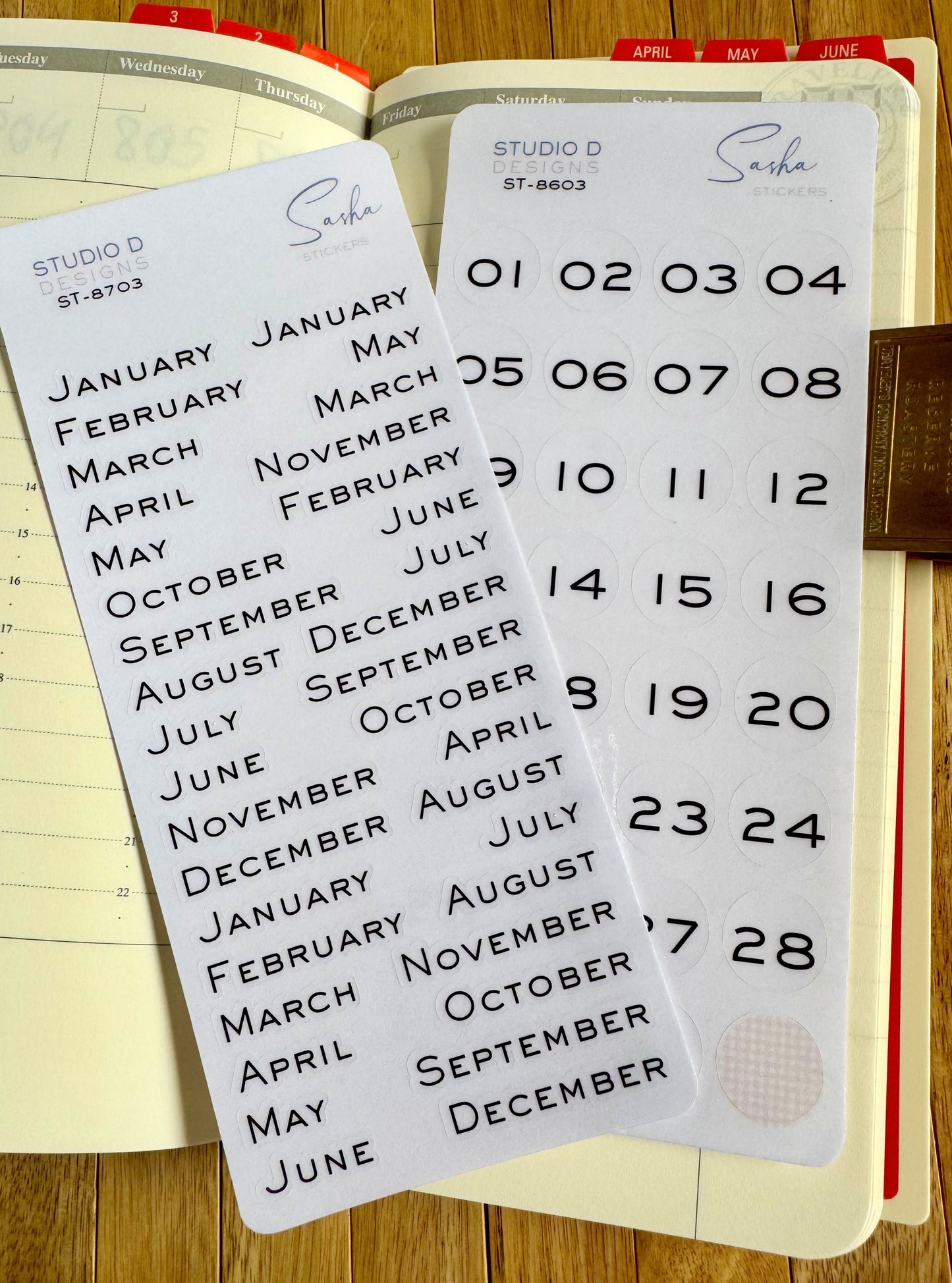 It's a Date! Decorative Stickers ST-8601 & ST-8701