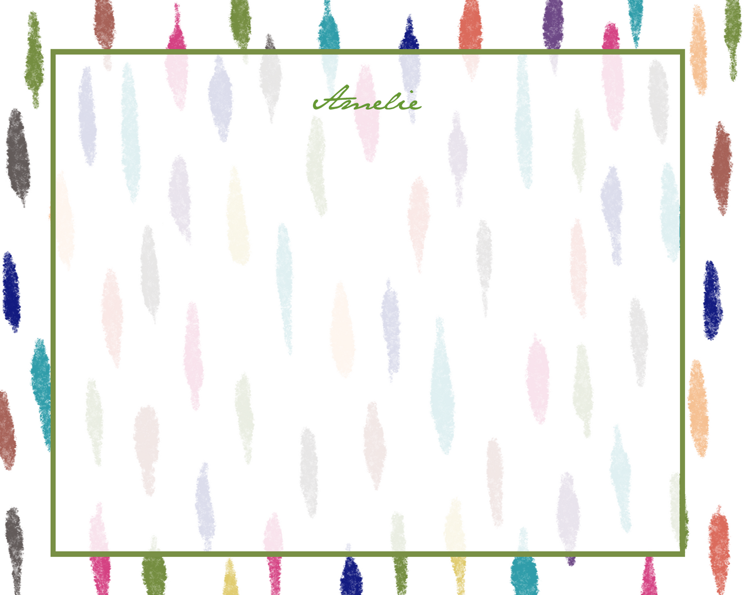 Amelie Personalized Gift Cards
