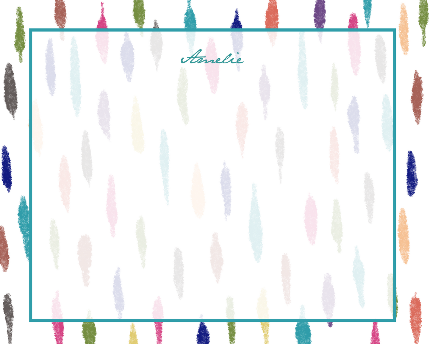 Amelie Personalized Gift Cards