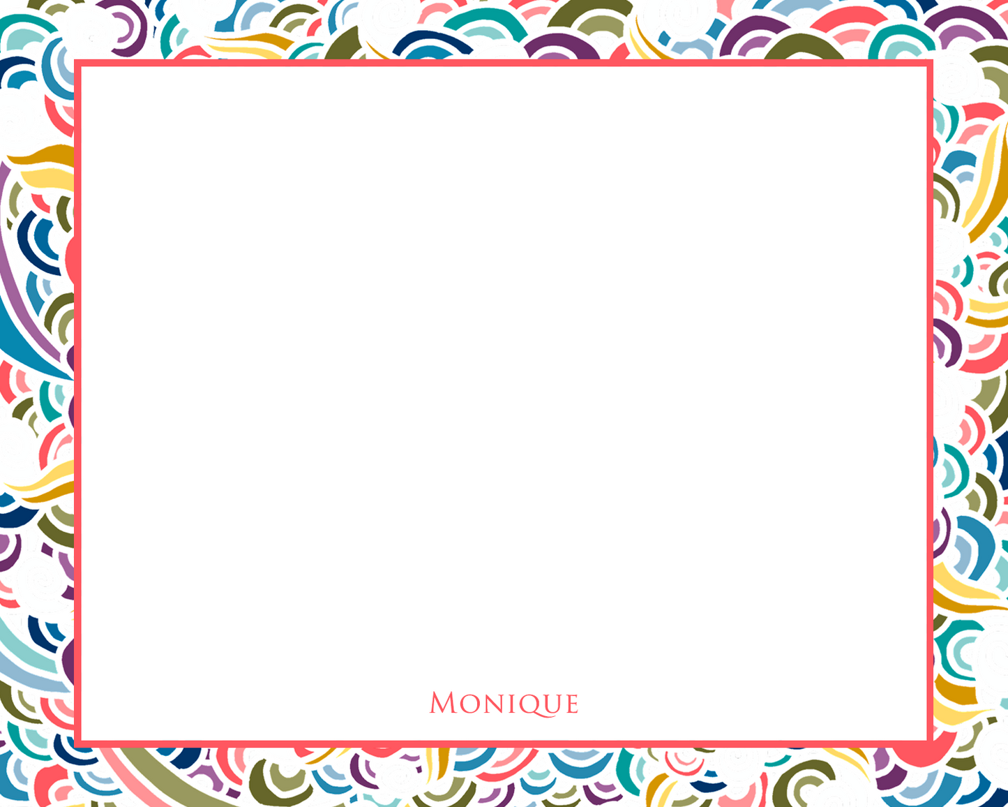 Monique Personalized Stationery Set