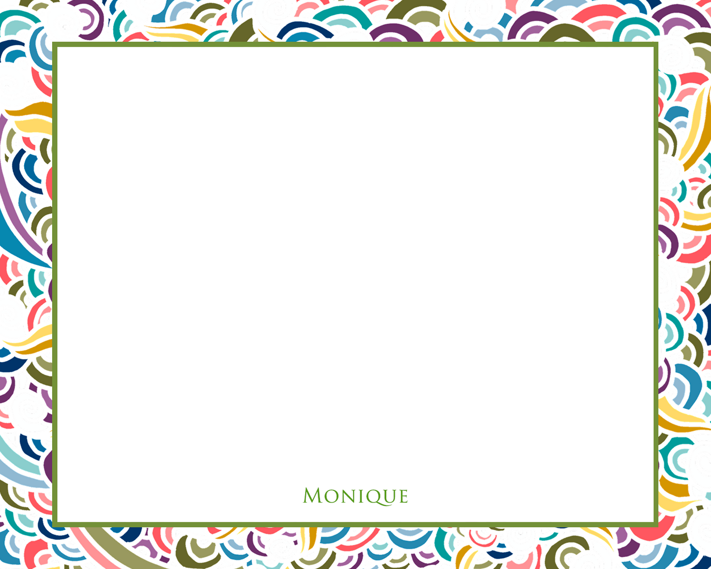 Monique Personalized Stationery Set