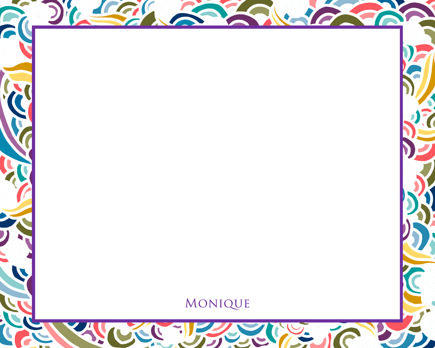 Monique Personalized Stationery Set