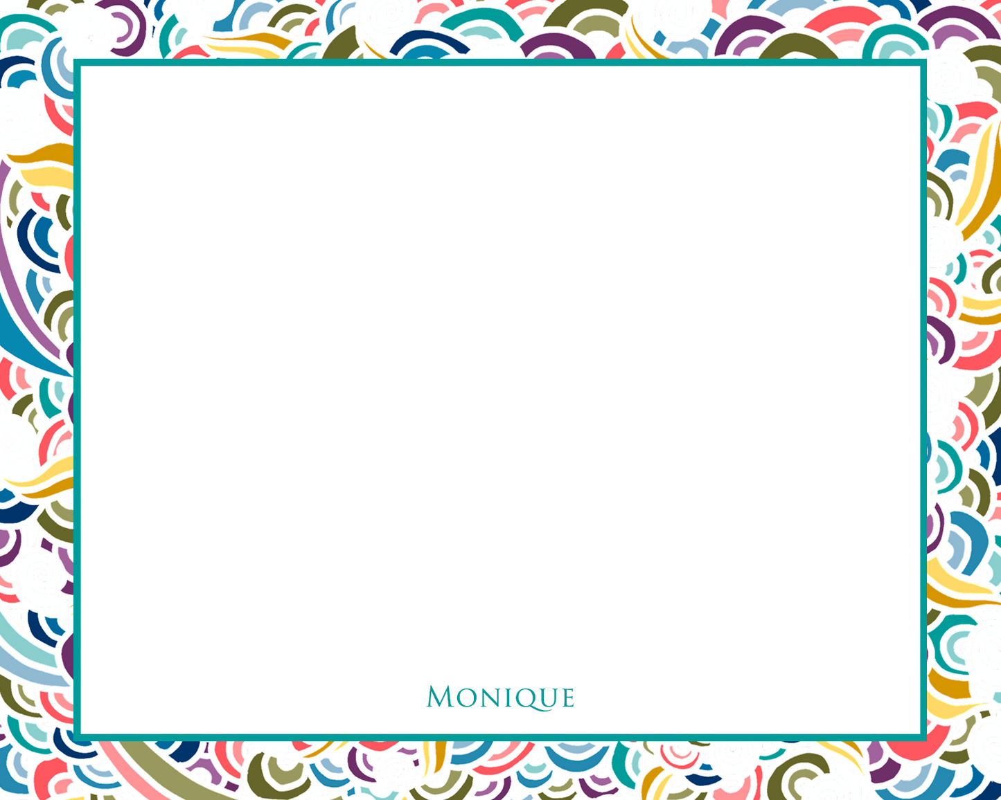 Monique Personalized Stationery Set
