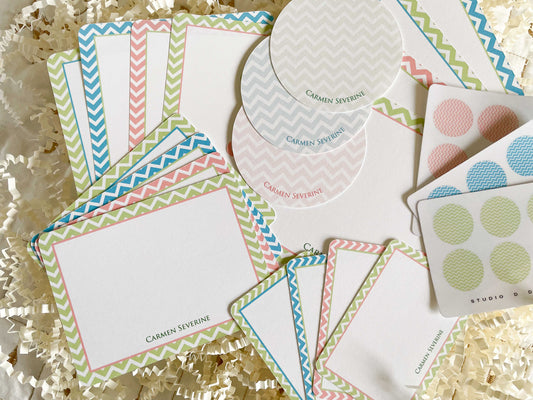 Carmen Severine Personalized Stationery Set