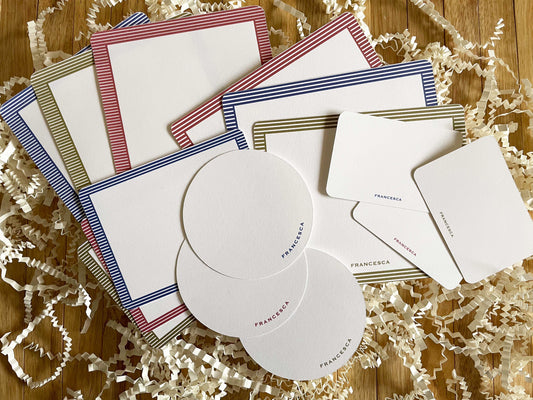 Francesca Personalized Stationery Set