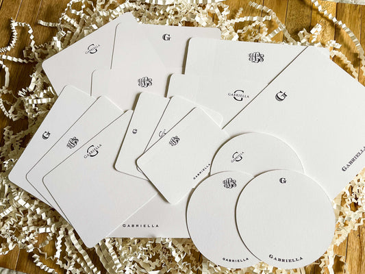 Gabriella Personalized Stationery Set