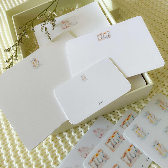 Alessandra Personalized Note Cards
