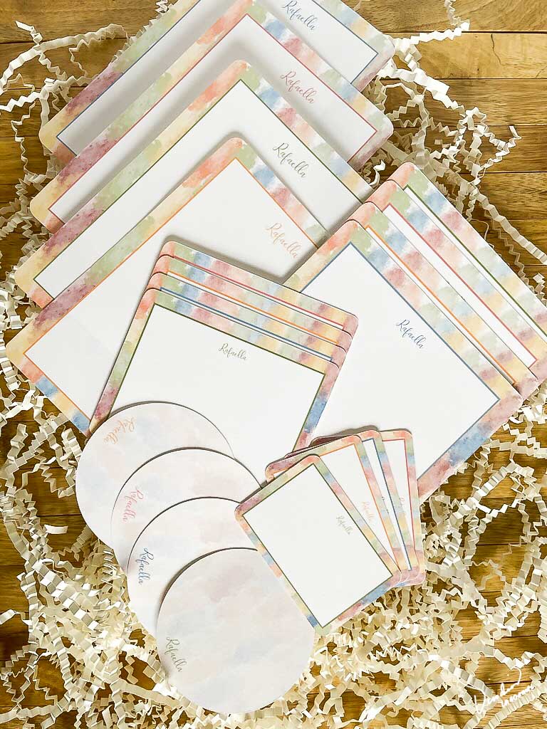 Rafaella Personalized Stationery Set