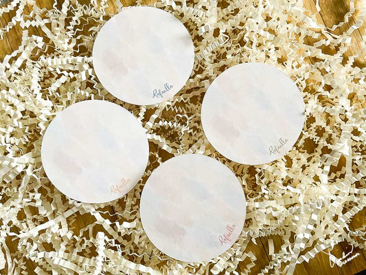 Rafaella Personalized Round Gift Tags