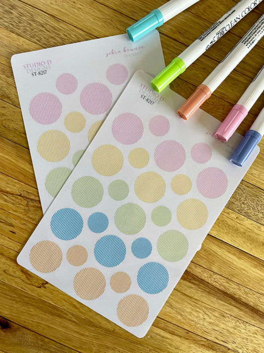 Zebra Stripes Decorative Stickers ST-8217