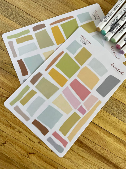 Bricked Decorative Stickers ST-8218