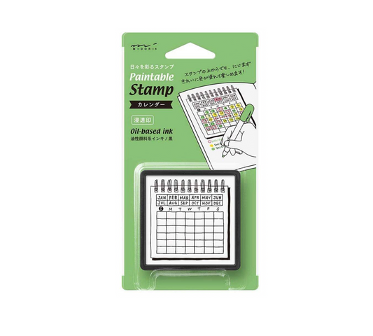 Midori Paintable Stamp Calendar