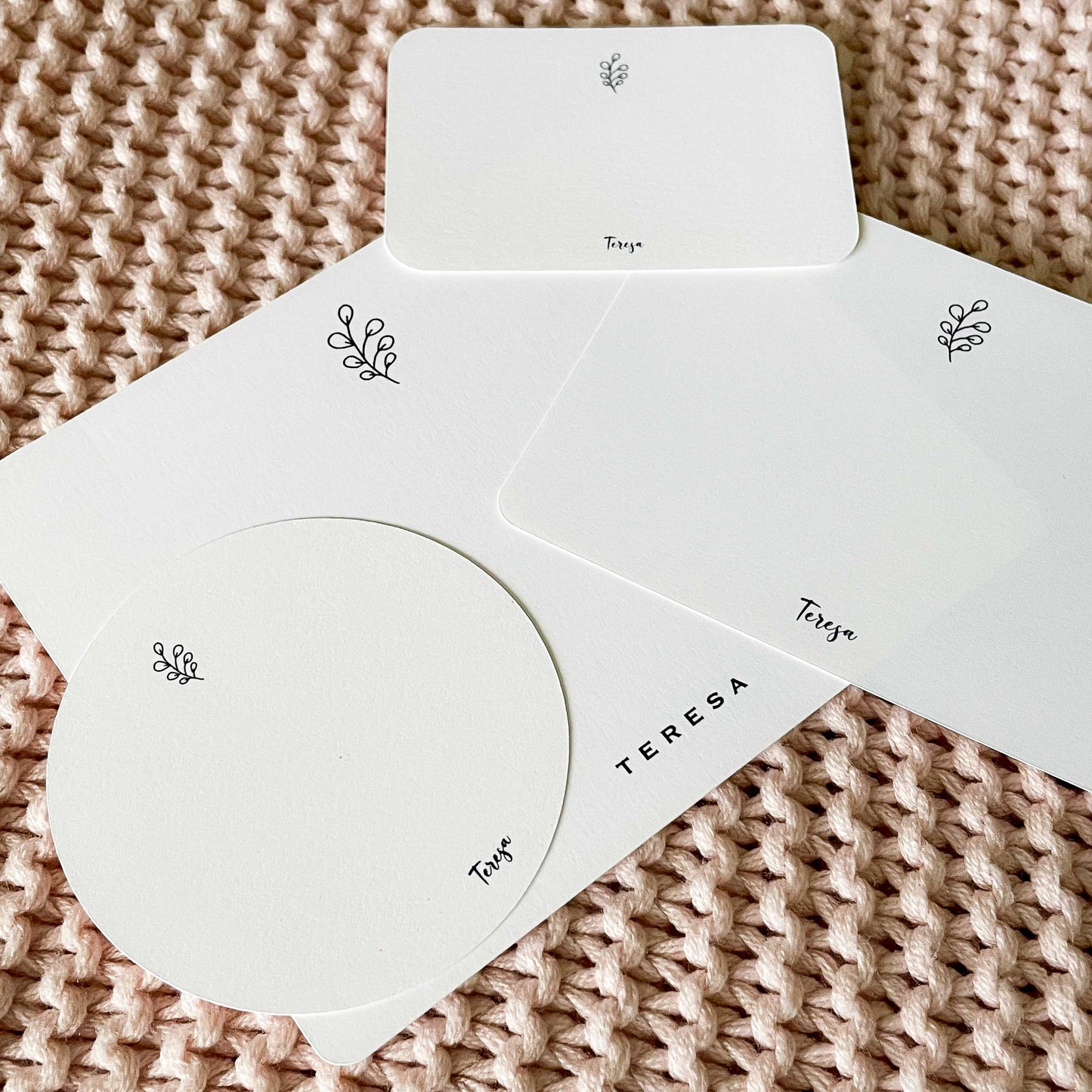 Teresa Personalized Gift Cards