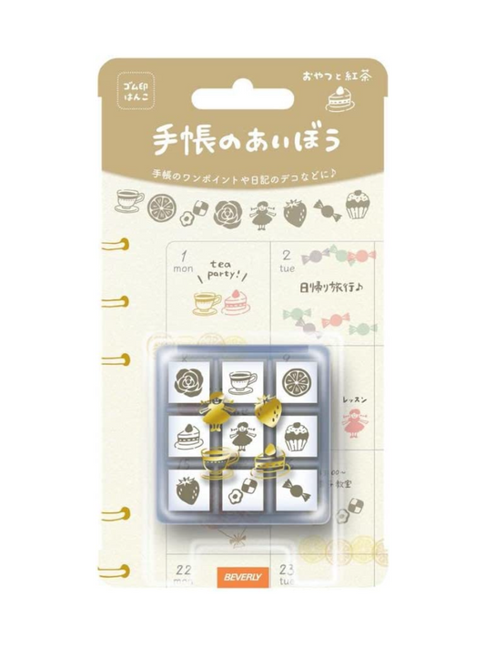 Beverly Mini Stamps: Snacks and Tea (Oyatsukokoucha)