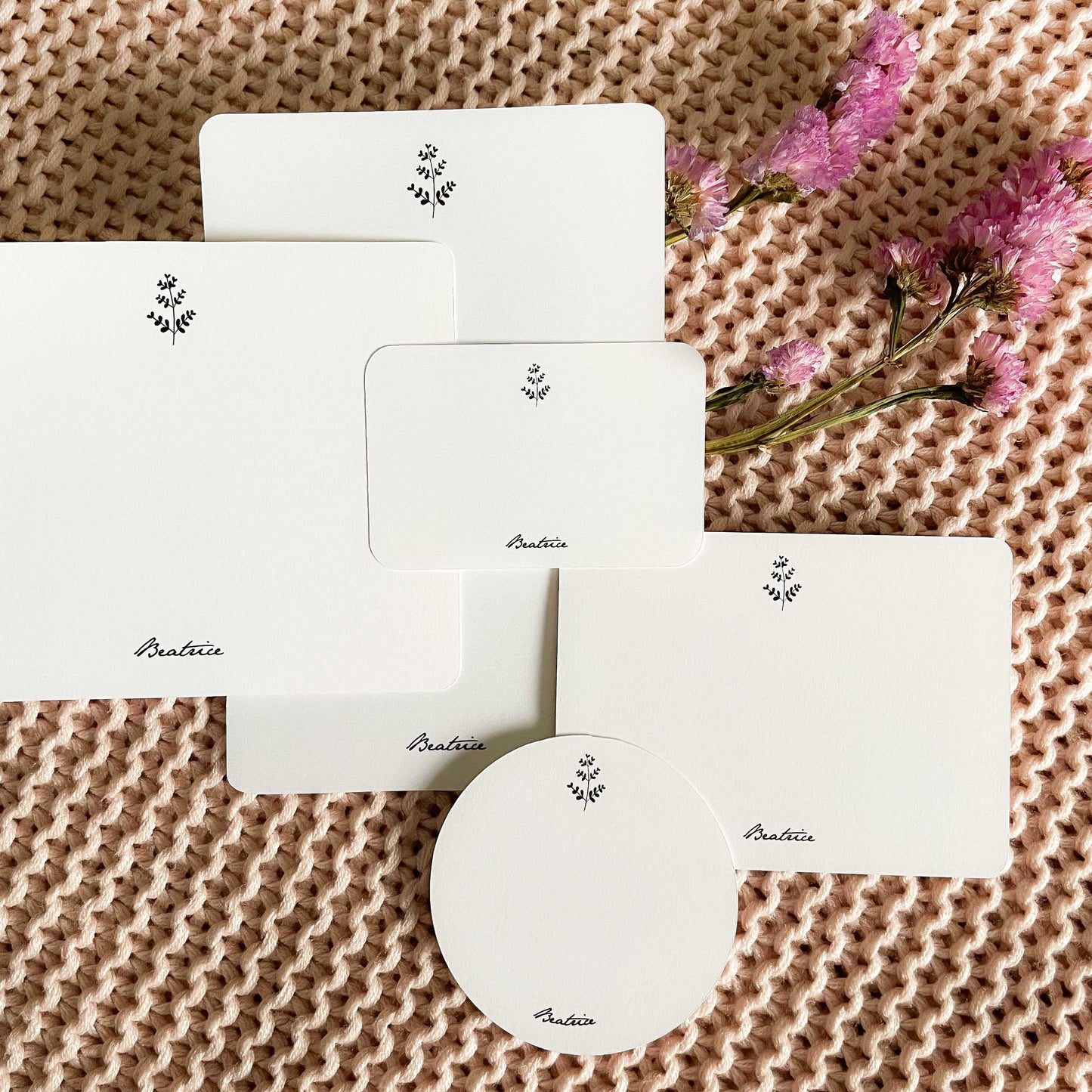 Beatrice Personalized Stationery Set
