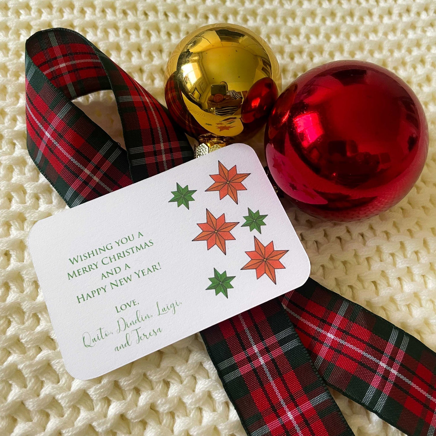 Cristina CHRISTMAS Personalized Gift Cards 1 (2022)