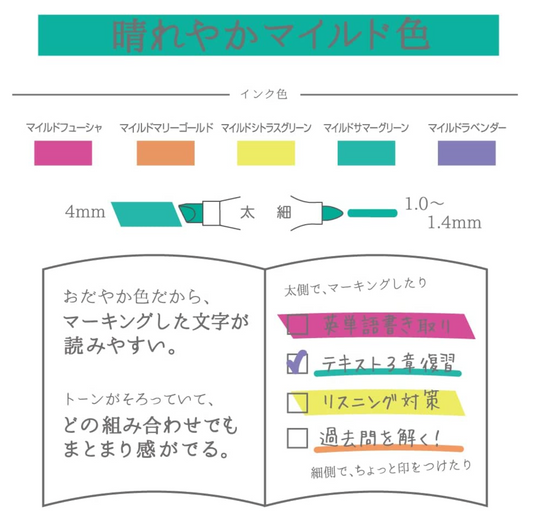 Zebra Mildliner Bright (Teal)