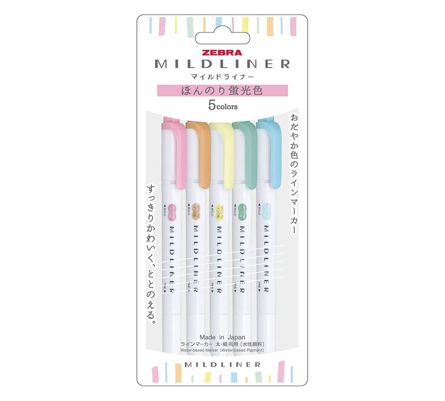 Zebra Mildliner Fluorescent (Pink)