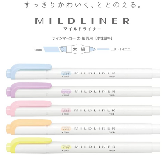 Zebra Mildliner Gentle (Powder Blue)