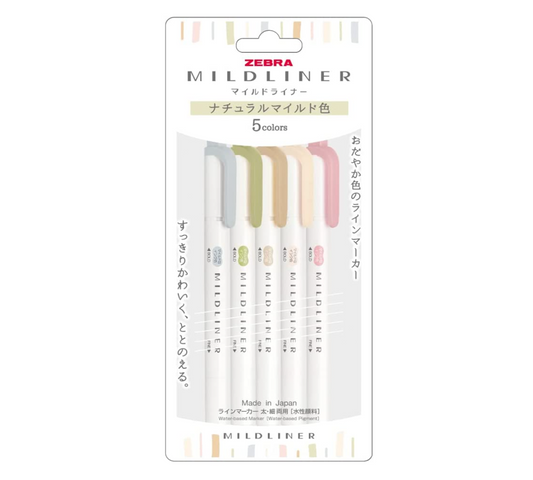 Zebra Mildliner Nature (Olive)