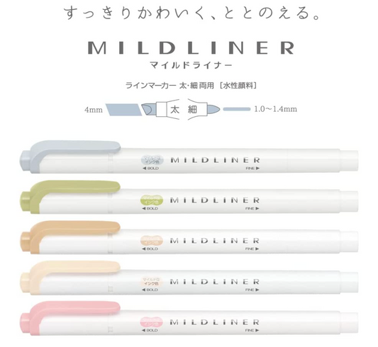 Zebra Mildliner Nature (Olive)