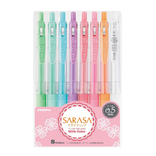 Zebra Sarasa Clip Gel Ballpoint Pen 0.5mm Milk