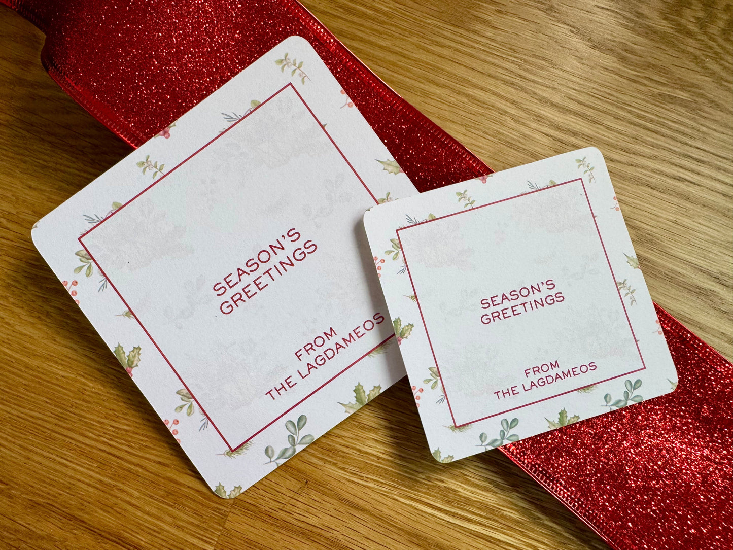 Marina Personalized Square Note Cards