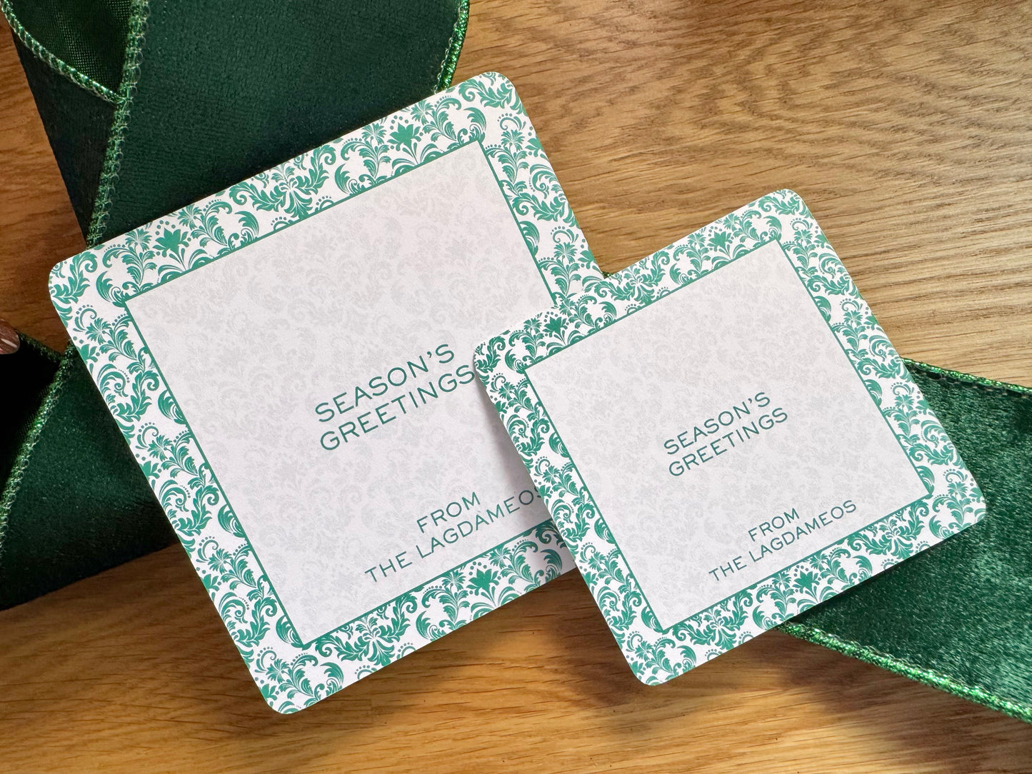 Marina Personalized Square Note Cards