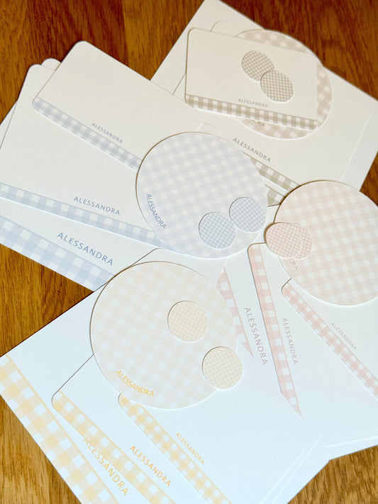 Alessandra 2 Personalized Stationery Set
