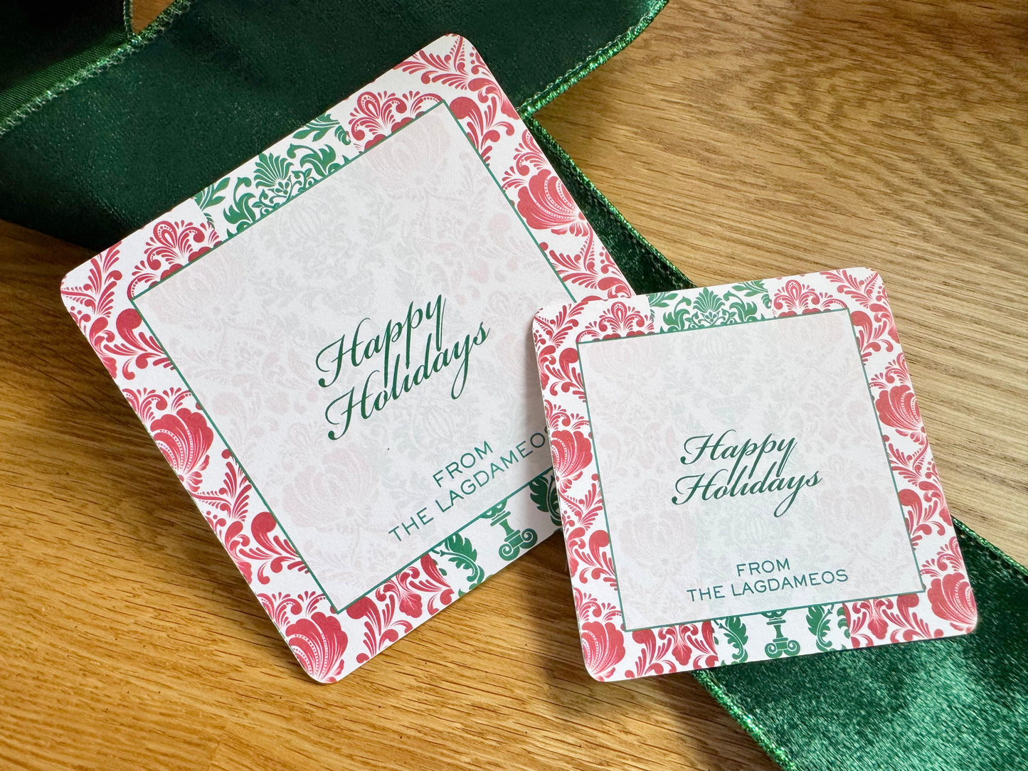 Marina Personalized Square Note Cards
