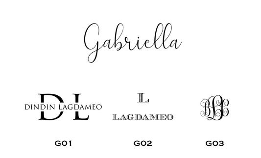 Gabriella Personalized Stationery Set
