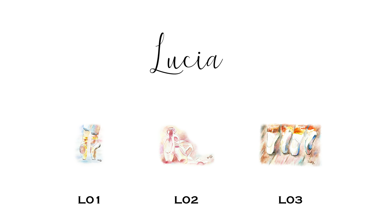 Lucia Personalized Gift Cards