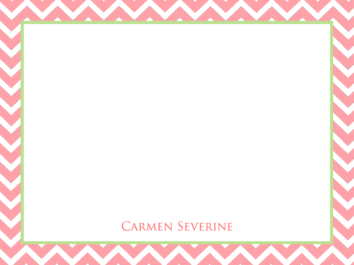 Carmen Severine Personalized Gift Cards