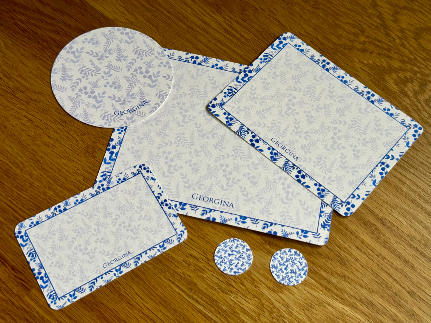Georgina Personalized Gift Cards