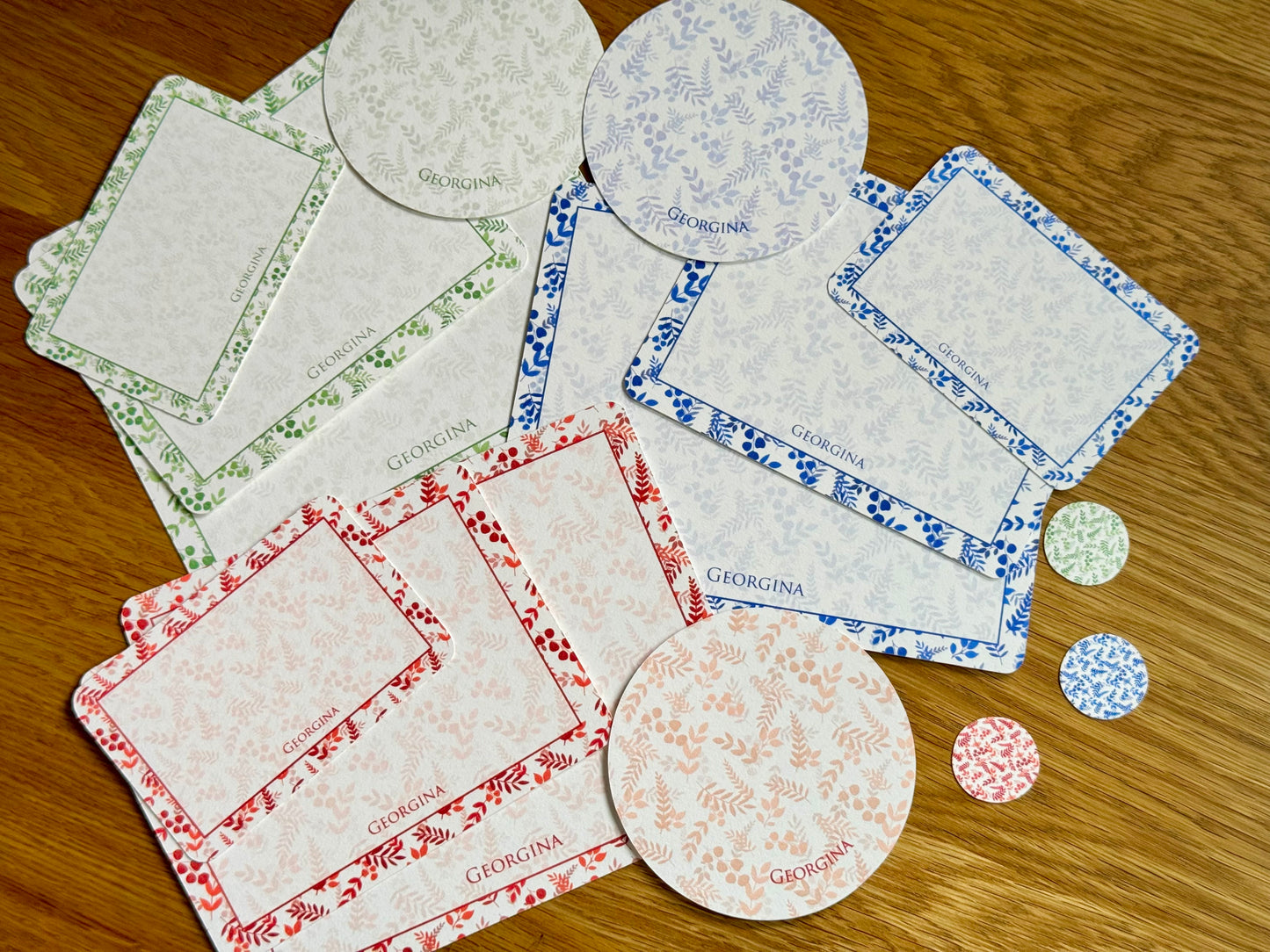 Georgina Personalized Gift Cards