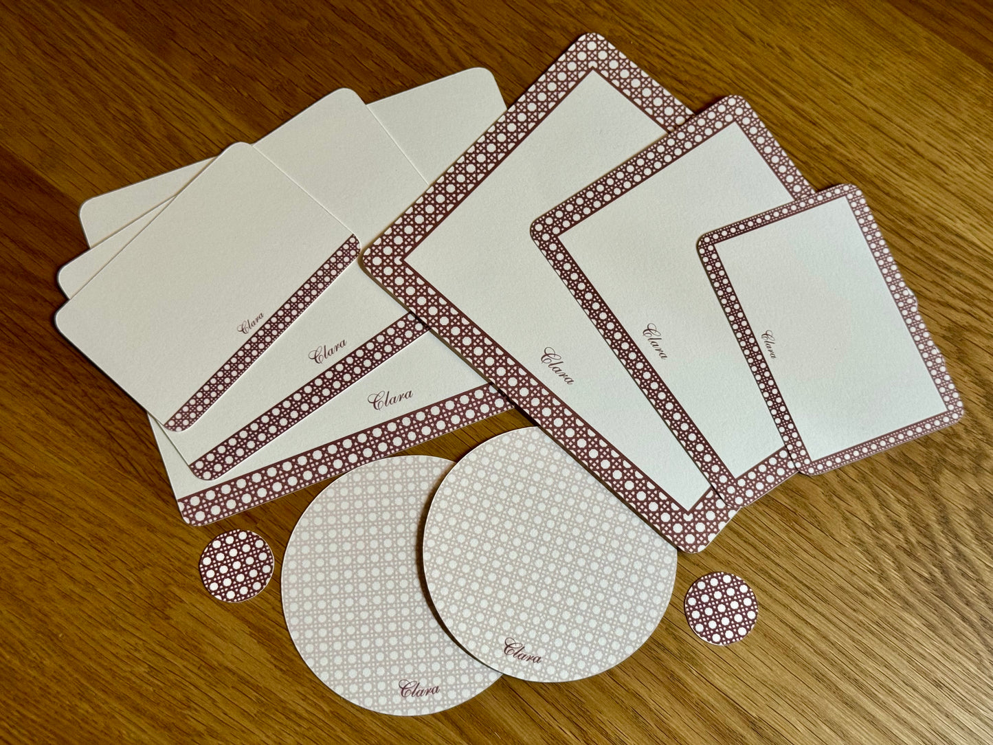 Clara Personalized Note Cards