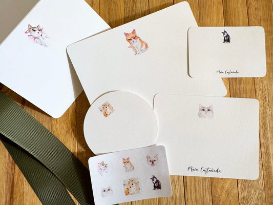 Caterrific by Marikit Studios Personalized Stationery Set