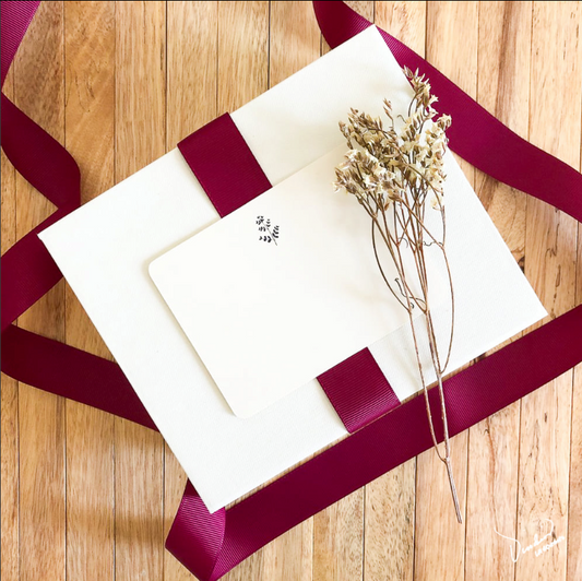 Marina Personalized Square Note Cards