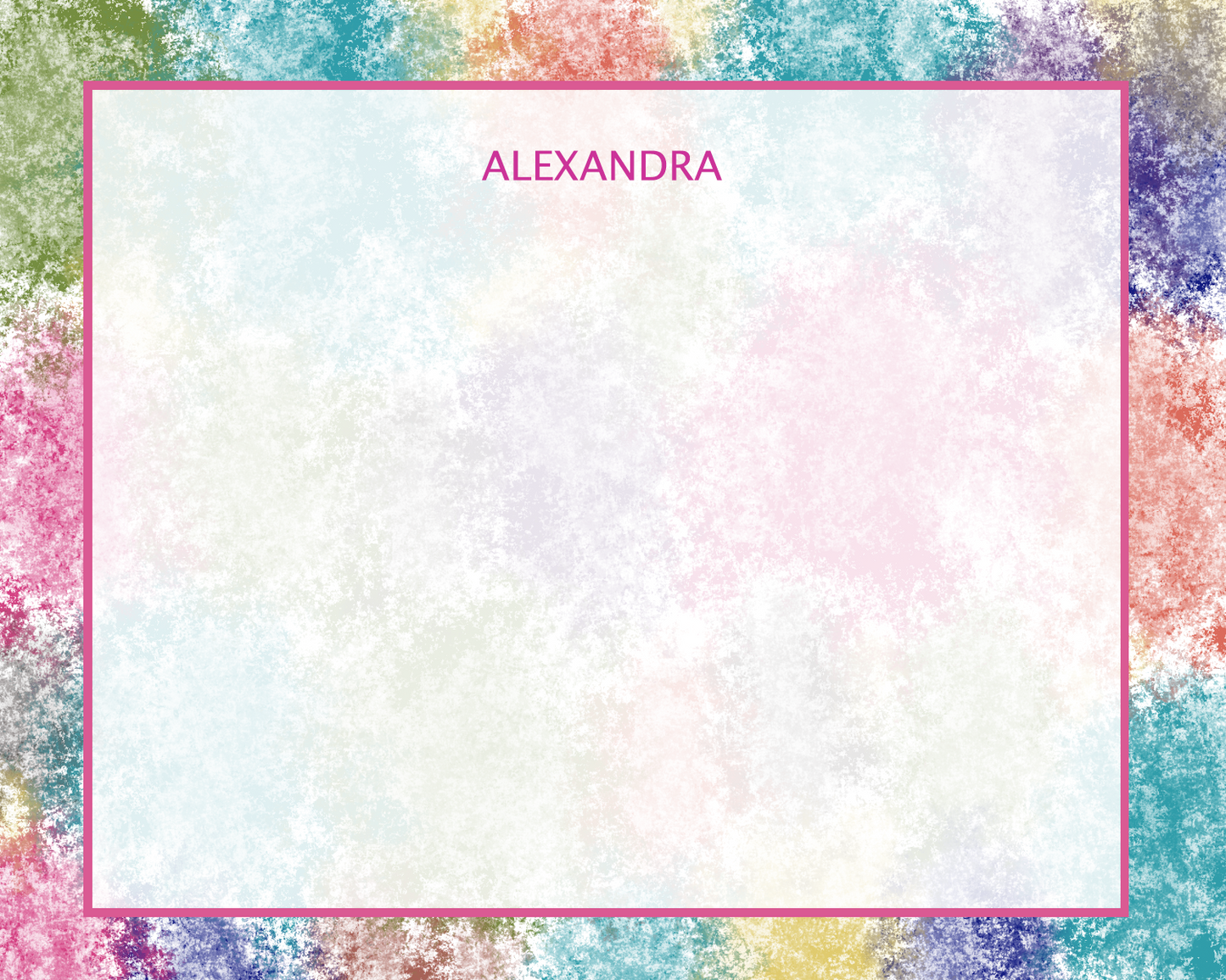 Alexandra Personalized Stationery Set