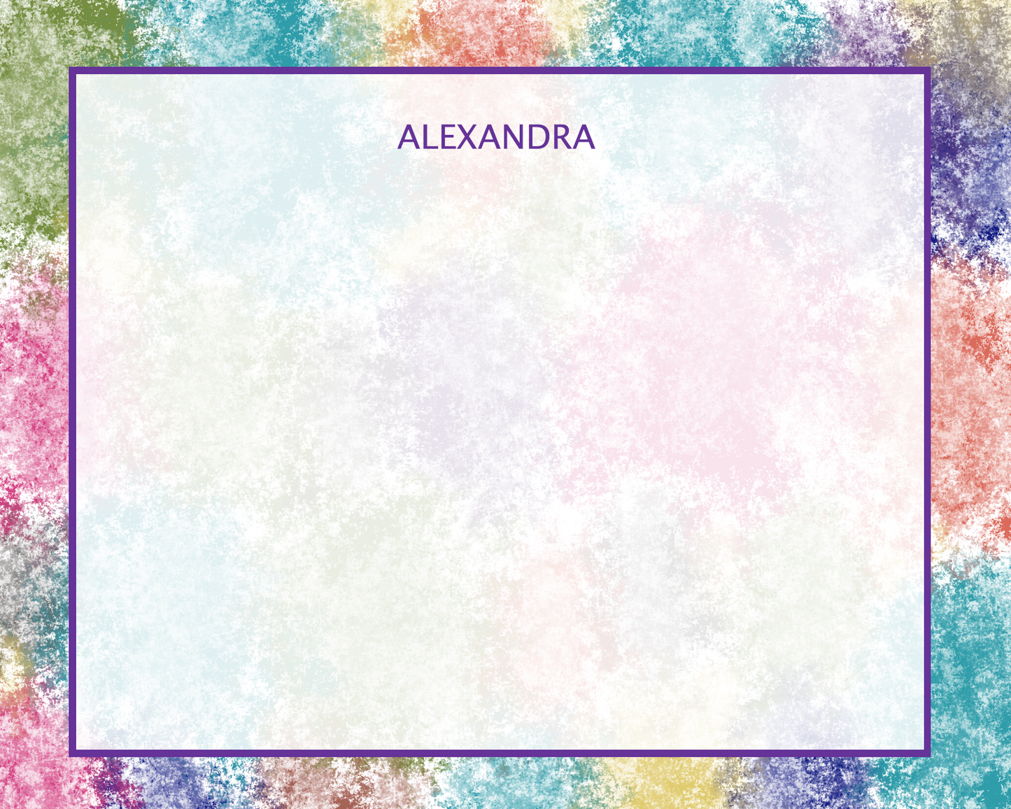 Alexandra Personalized Stationery Set
